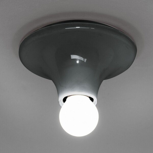 Artemide Teti plafonieră de design, antracit, reglabil, Negru, Camera de zi / sufragerie, Plastic, Design