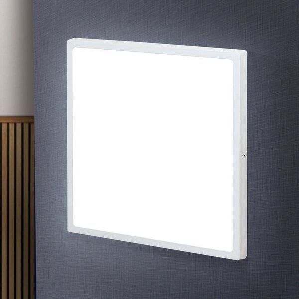 ORION Aplică de perete LED Lero unghiulară 40 x cm, Alb, Camera de zi / sufragerie, Metal, Modern