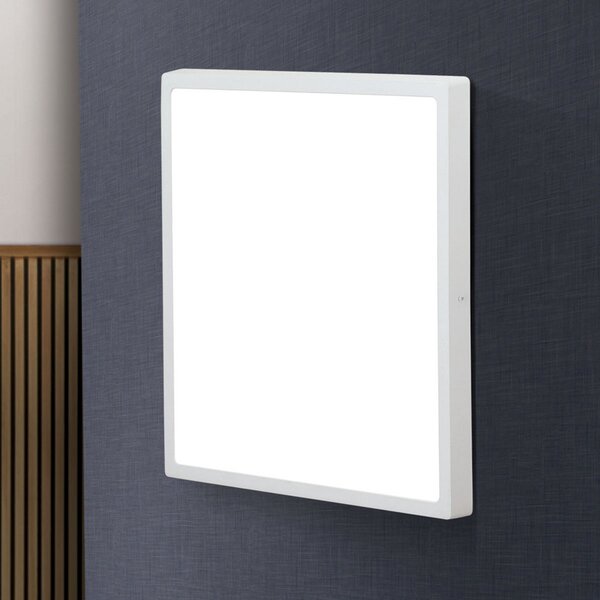 ORION Aplică de perete LED Lero unghiulară 40 x cm, Alb, Camera de zi / sufragerie, Metal, Modern