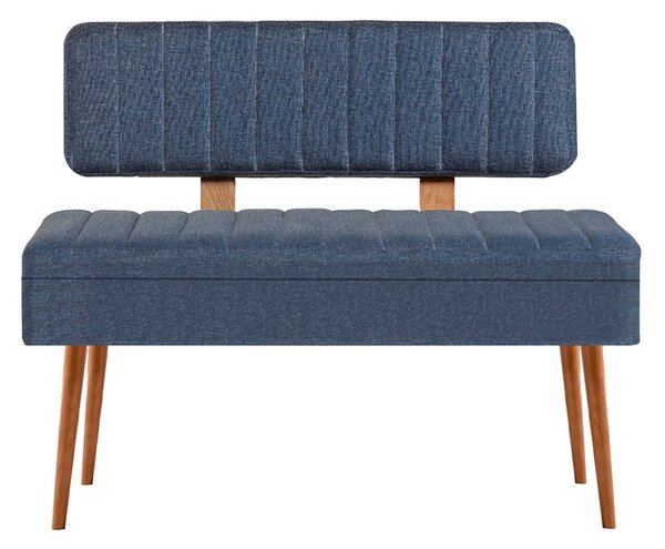 Set mobilier sufragerie Vlasta 2 (pin atlantic + albastru închis) (pentru 6 persoane). 1073073