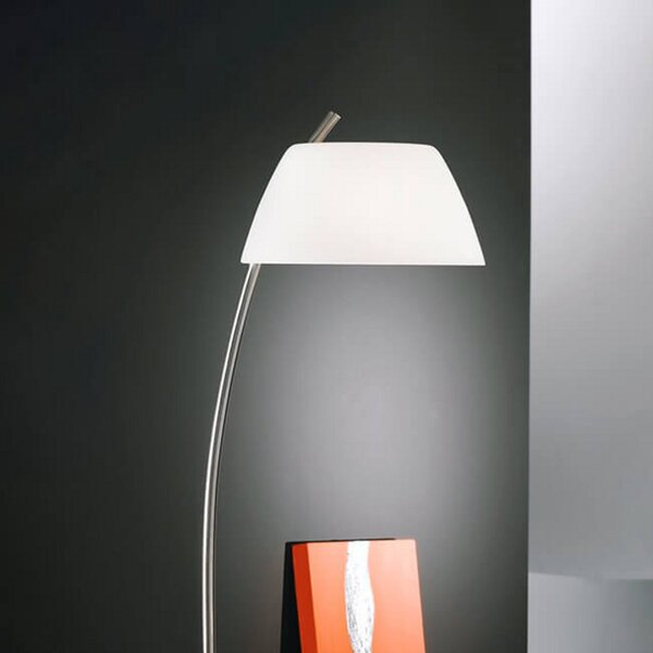Austrolux KOLARZ Malmö lampă de podea, nichel, Alb, Camera de zi / sufragerie, Metal, Modern