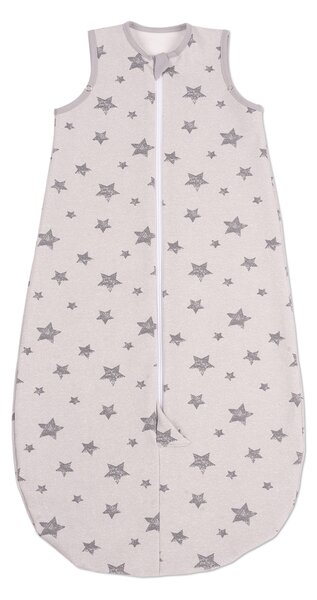 Sac de dormit copii ajustabil din material flausat 0-18 luni Kidizi Galaxy Grey, 1 tog