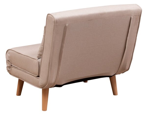 Atelier Del Sofa, Fotoliu extensibil Emel crem 80/79 cm