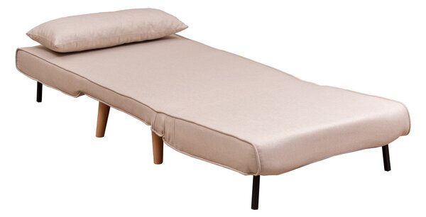 Atelier Del Sofa, Fotoliu extensibil Emel crem 80/79 cm