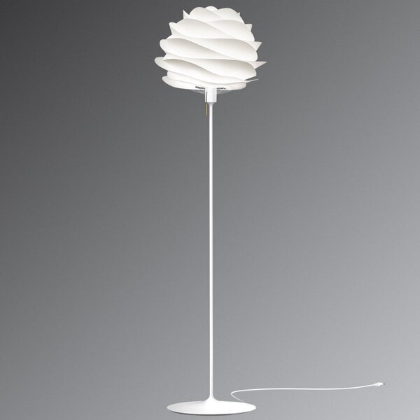 UMAGE Carmina lampă de podea pe alb, Alb, Camera de zi / sufragerie, Metal, Design