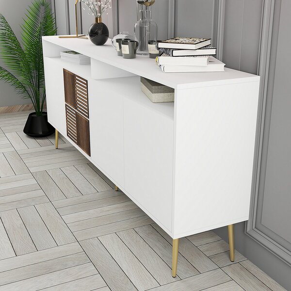 Dulap Millano 1 (alb + auriu). 1088855