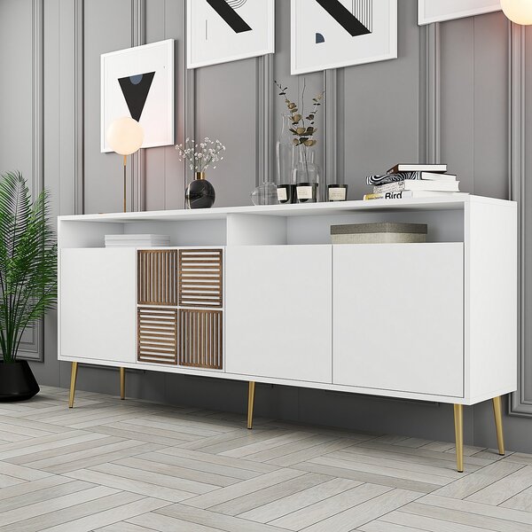 Dulap Millano 1 (alb + auriu). 1088855