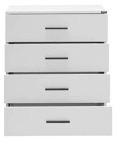 Comoda Adore White, 4 sertare, 65x78x41 cm