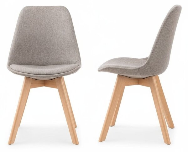 Scaun de sufragerie K303 gri deschis
