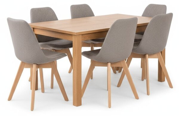 Scaun de sufragerie K303 gri deschis