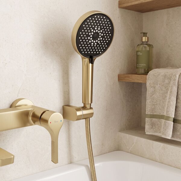 Baterie pentru cadă PREMIUM REA Maxim Brush Gold