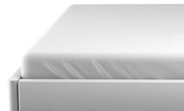 Cearsaf Jersey pentru patut cu elastic 70x140 cm alb