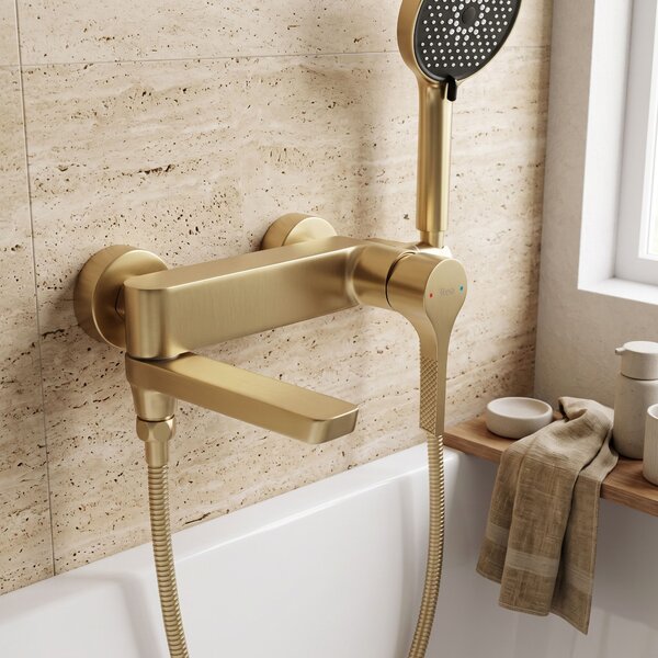 Baterie pentru cadă PREMIUM REA Maxim Brush Gold