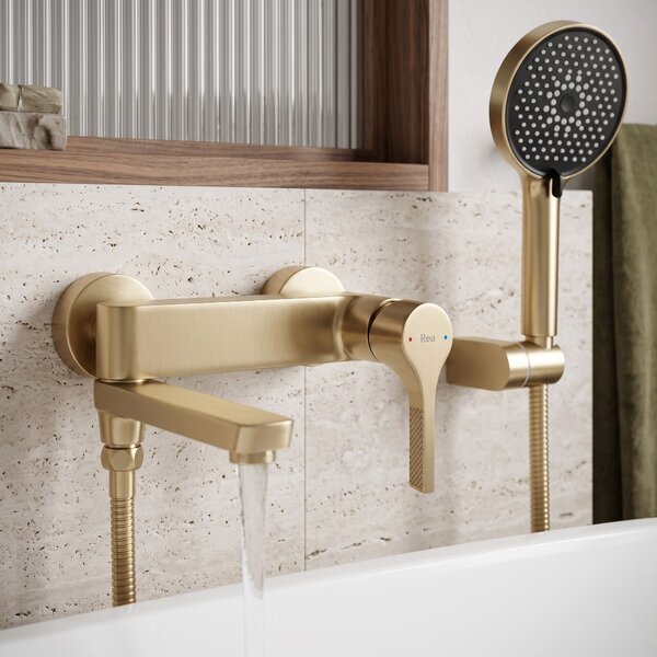 Baterie pentru cadă PREMIUM REA Maxim Brush Gold