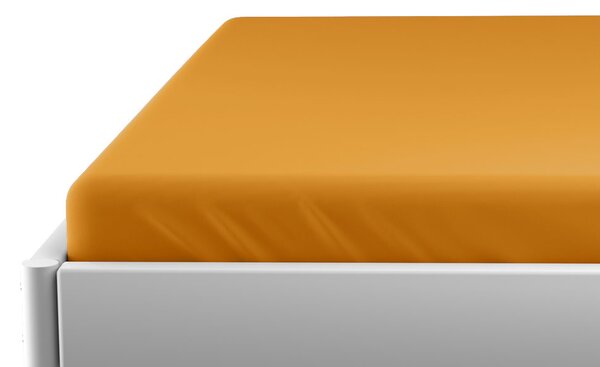 Cearsaf Jersey pentru patut copii caisa 60x120 cm
