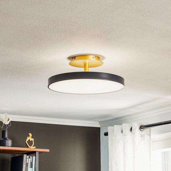 Plafoniere UMAGE, Asteria Up Medium, reglabil, Negru, Camera de zi, Metal, Design