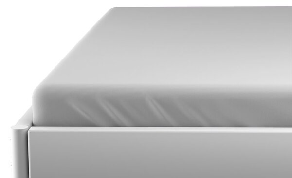 Cearsaf Jersey pentru patut cu elastic gri deschis 70x140 cm
