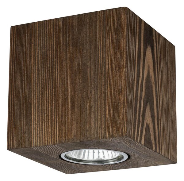Envostar Tuni downlight, nuc vopsit pin, reglabil, Lemn, Camera de zi / sufragerie, Lemn, Modern