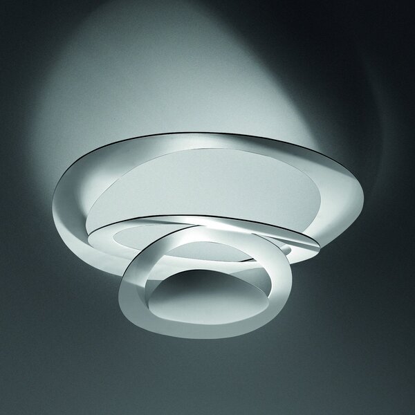Artemide Plafonieră Pirce Mini, R7s, alb, reglabil, Alb, dormitor, Metal, Design