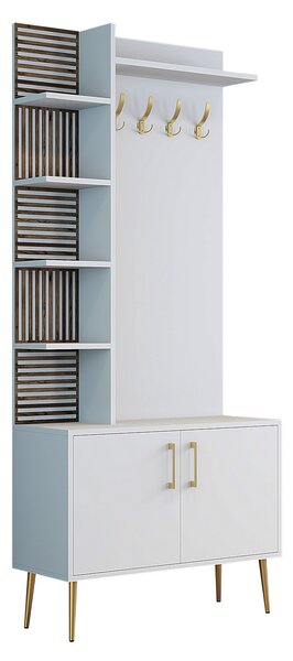 Mobilier hol Valery 2 (alb + auriu). 1089147