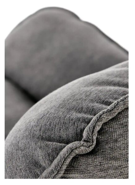 Scaun relaxare living VOLKER, gri, stofa clasica/metal, 75x88x85 cm