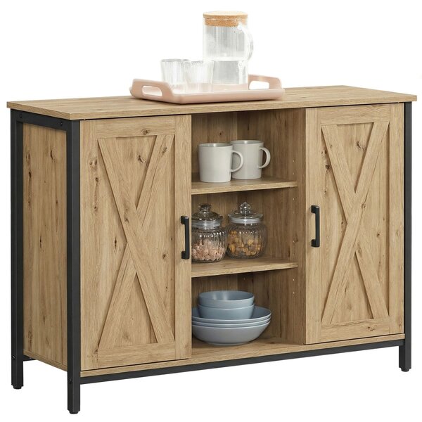 Comoda TAYLOR ARTISAN cu rafturi deschise, 100x70cm