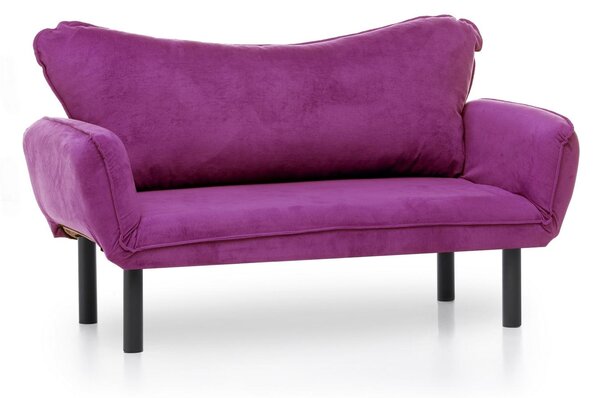 Canapea extensibilă 2-locuri Chatty (violet). 1101557