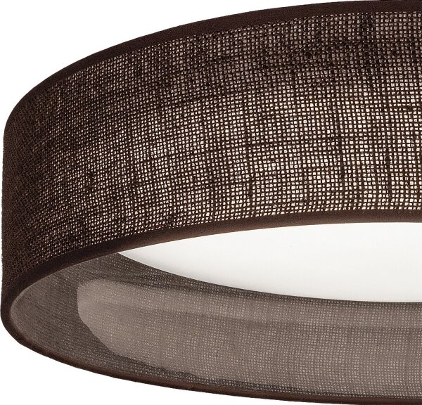BRILAGI - Lampă LED reglabilă VELVET SM. VARI 36W/230V 3000-6500K diam. 55 cm maro + telecomandă