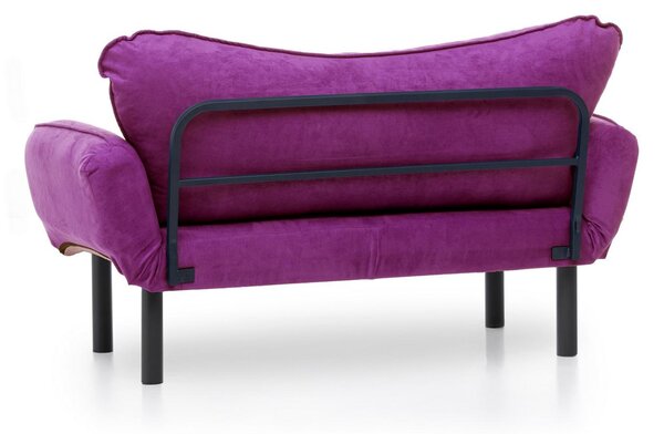 Canapea extensibilă 2-locuri Chatty (violet). 1101557