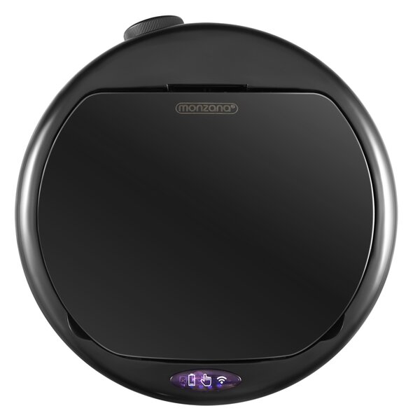 Deuba Colector de deșeuri fără contact cu USB 40l - argintiu