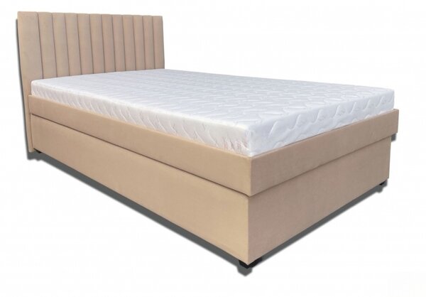 Pat de o persoană 120 cm Peissa (fără saltea) (cu somieră cu laturi). 1052041