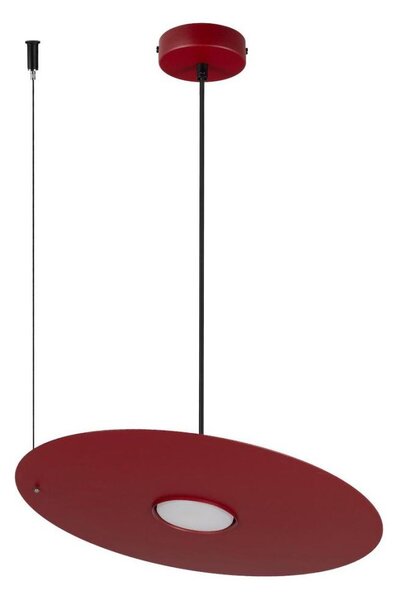 Lustră pe cablu PIATTO 1xGX53/15W/230V, diametru 35 cm, vișinie