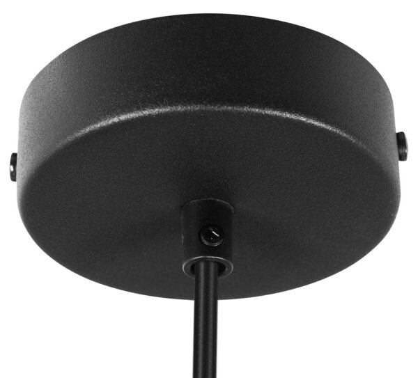 Lustră suspendată pe cablu PIATTO 1xGX53/15W/230V, diametru 35 cm, neagră