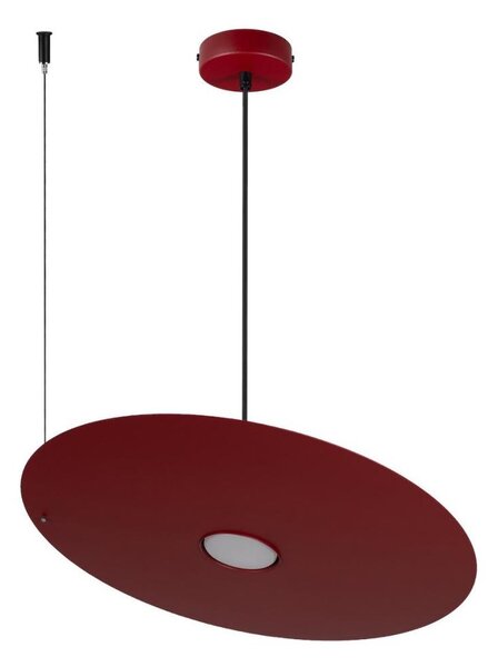 Lustră suspendată pe cablu PIATTO 1xGX53/15W/230V, diametru 45 cm, bordeaux