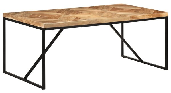 Masă de bucătărie, 180 x 90 x 76 cm, lemn masiv acacia/mango