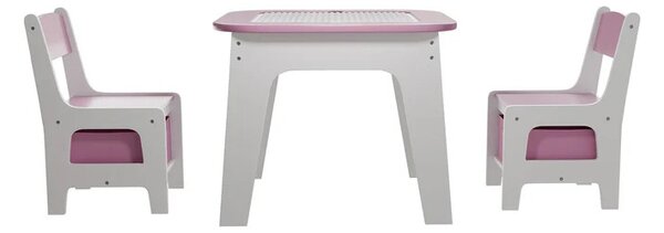 Juskys Set de lemn pentru copii Milou - roz