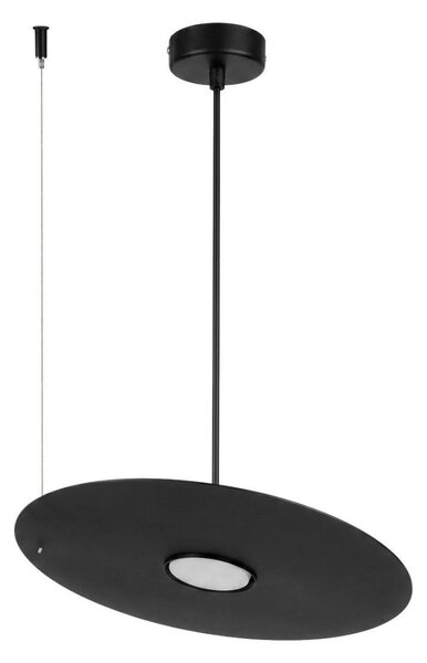 Lustră suspendată pe cablu PIATTO 1xGX53/15W/230V, diametru 35 cm, neagră