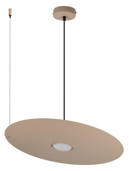 Lustră suspendată pe cablu PIATTO 1xGX53/15W/230V, diam. 45 cm, bej