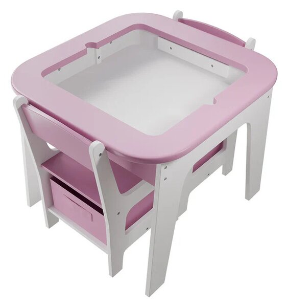 Juskys Set de lemn pentru copii Milou - roz