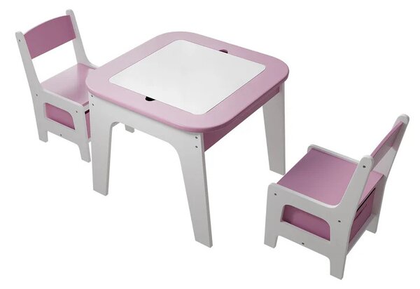 Juskys Set de lemn pentru copii Milou - roz