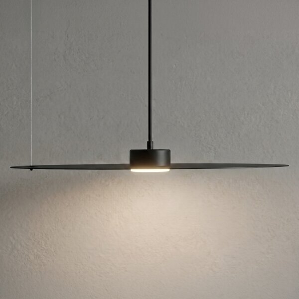 Candelabru suspendat pe cablu PIATTO 1xGX53/15W/230V, diametru 55 cm, negru