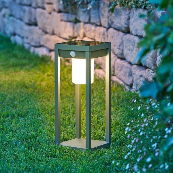 Hesperide - Lanternă solară cu LED PIKY LED/3,7V 2600 mAh 40 cm IP65 verde