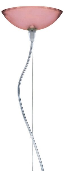 Kartell Lampă suspendată FL/Y, Ø 52 cm, burgundia, reglabil, Roșu, Camera de zi / sufragerie, Plastic, Design