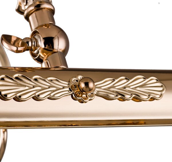 Maytoni Picasso aplică perete, tablou auriu, reglabil, Auriu / Alamă, Camera de zi / sufragerie, Metal, Antichitate