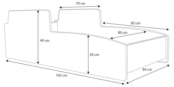 Pat pentru copii 160x80 cm. Promo -13%. 1052139