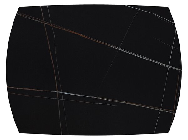 Masa ceramica extensibila Rotativa Noir 120 x 88 x h 76 cm