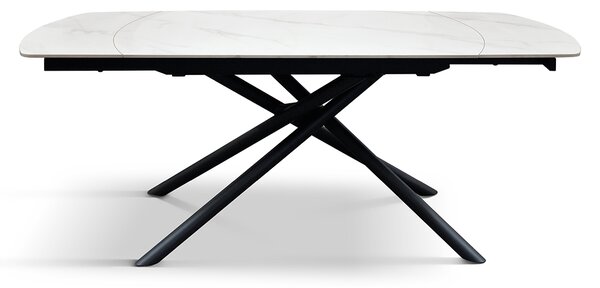 Masa ceramica extensibila Rotativa White 120 x 88 x h 76 cm