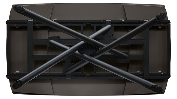 Masa ceramica extensibila Sahara Noir 140 x 90 x 75 cm
