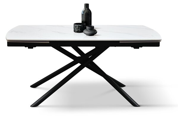Masa ceramica extensibila Sahara Statuario 140 cm /90 cm /75 cm