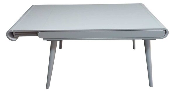 Masă Extensibilă Bucătărie Vegas Alb, 133–160 × 80 × 77 cm